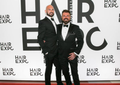 darren grayson and another man on the red carpet of an event